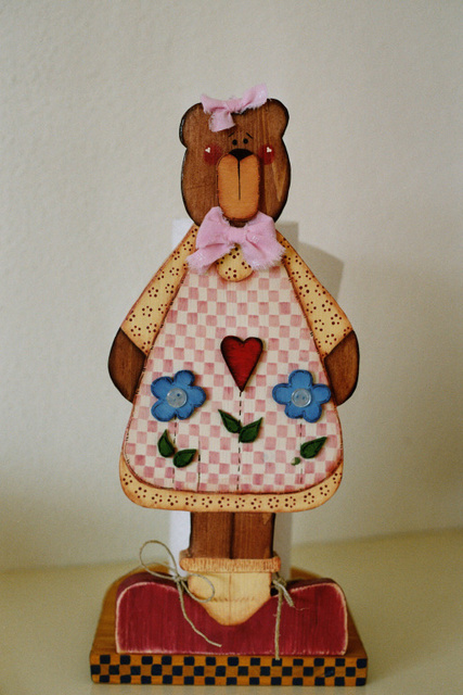 K�chenrollen halter B�r
Paper towel holder Bear
Hushallsrulle hallare Bj�rn

